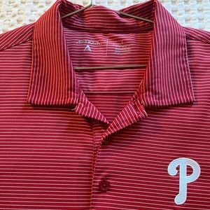 Philadelphia Phillies Antigua Polo, Embroidered, Size L